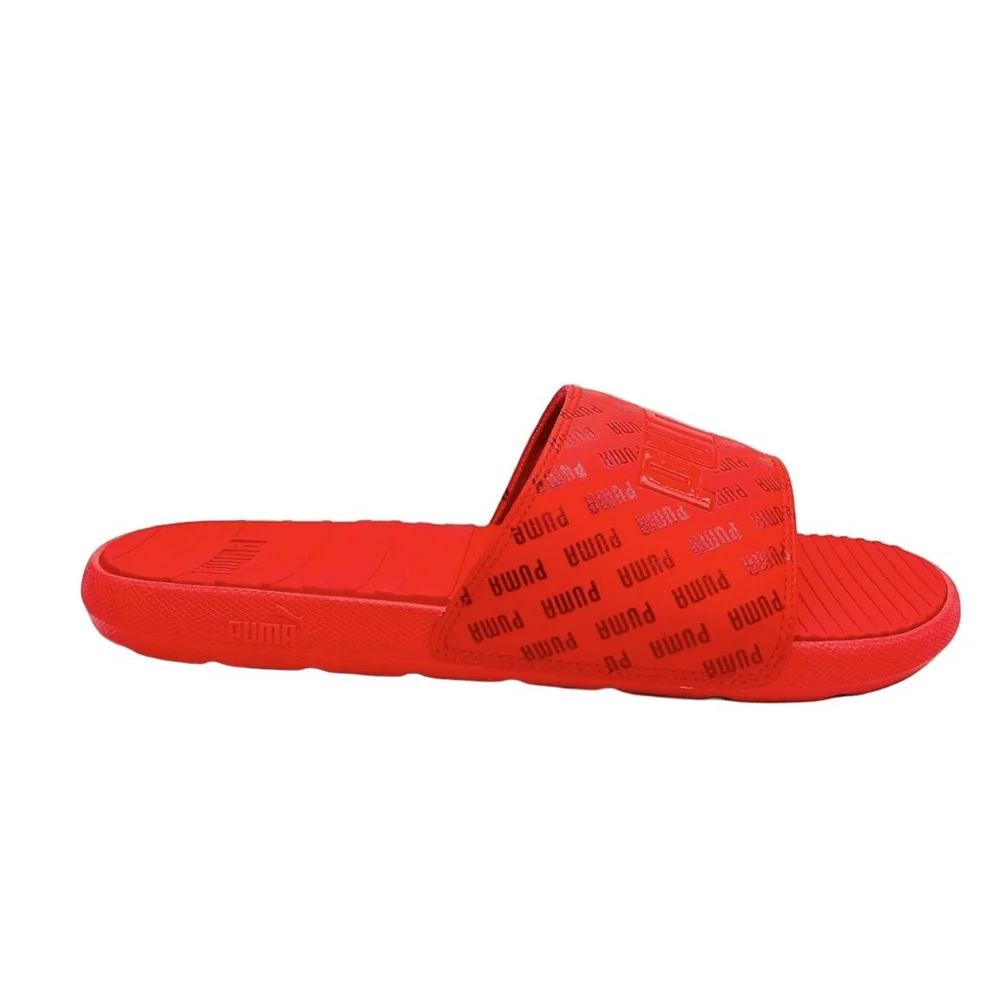 PUMA Cool Cat Bold 2 Slides – High Risk Red – Men’s 7/Unisex Size 8.5